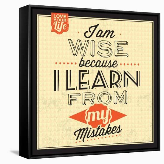 I'm Wise-Lorand Okos-Framed Stretched Canvas