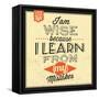 I'm Wise-Lorand Okos-Framed Stretched Canvas