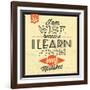 I'm Wise-Lorand Okos-Framed Art Print