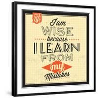 I'm Wise-Lorand Okos-Framed Art Print