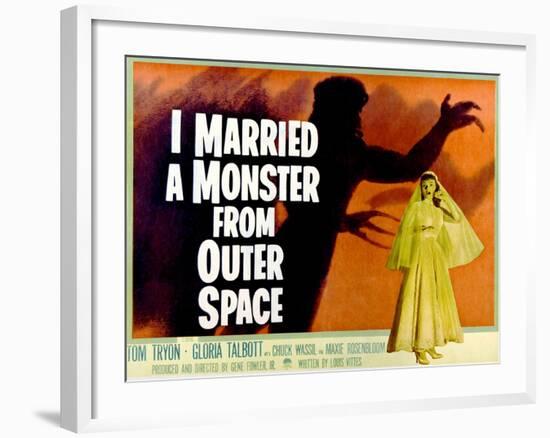 I Married A Monster From Outer Space, Gloria Talbott, 1958-null-Framed Photo