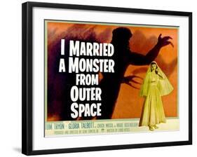 I Married A Monster From Outer Space, Gloria Talbott, 1958-null-Framed Photo