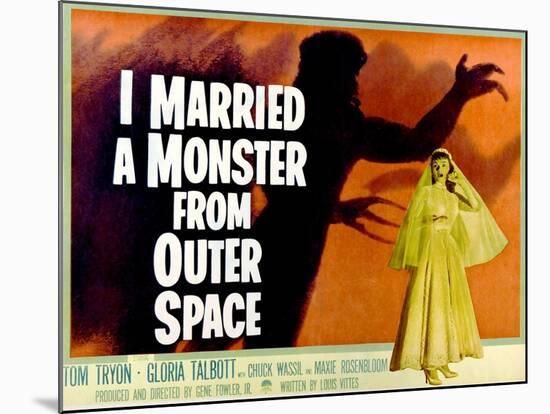 I Married A Monster From Outer Space, Gloria Talbott, 1958-null-Mounted Photo