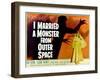 I Married A Monster From Outer Space, Gloria Talbott, 1958-null-Framed Photo