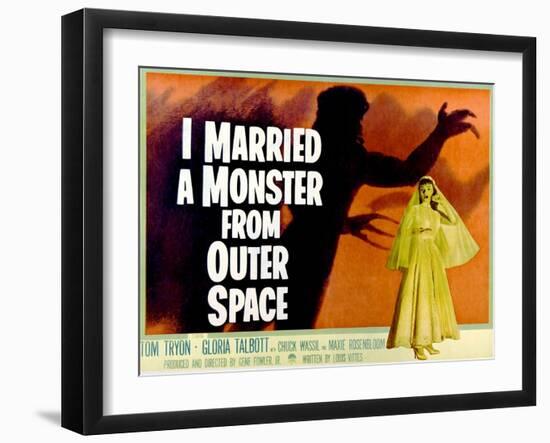 I Married A Monster From Outer Space, Gloria Talbott, 1958-null-Framed Photo