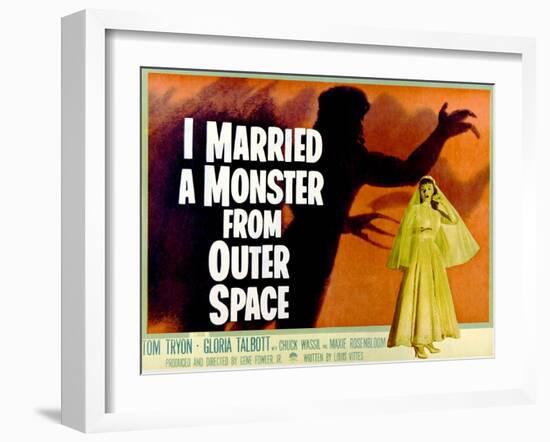 I Married A Monster From Outer Space, Gloria Talbott, 1958-null-Framed Photo