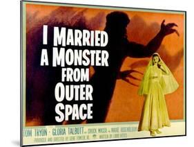 I Married A Monster From Outer Space, Gloria Talbott, 1958-null-Mounted Photo