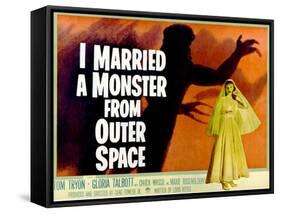 I Married A Monster From Outer Space, Gloria Talbott, 1958-null-Framed Stretched Canvas