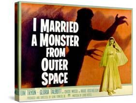 I Married A Monster From Outer Space, Gloria Talbott, 1958-null-Stretched Canvas