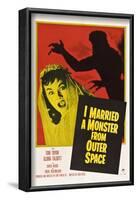 I Married A Monster From Outer Space, Tom Tryon, Gloria Talbott, 1958-null-Framed Photo