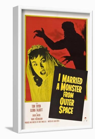 I Married A Monster From Outer Space, Tom Tryon, Gloria Talbott, 1958-null-Framed Photo