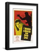 I Married A Monster From Outer Space, Tom Tryon, Gloria Talbott, 1958-null-Framed Photo