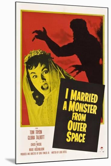 I Married A Monster From Outer Space, Tom Tryon, Gloria Talbott, 1958-null-Mounted Photo