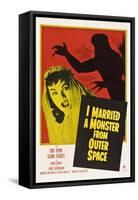 I Married A Monster From Outer Space, Tom Tryon, Gloria Talbott, 1958-null-Framed Stretched Canvas