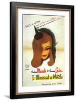 I Married a Witch, 1942-null-Framed Art Print