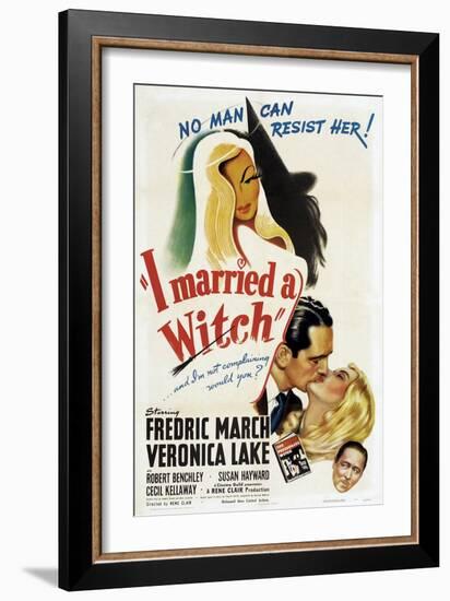 I Married a Witch, 1942-null-Framed Art Print