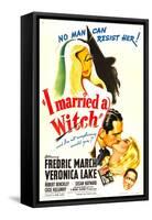 I Married a Witch, Fredric March, Veronica Lake, Robert Benchley, 1942-null-Framed Stretched Canvas