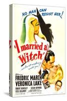 I Married a Witch, Fredric March, Veronica Lake, Robert Benchley, 1942-null-Stretched Canvas