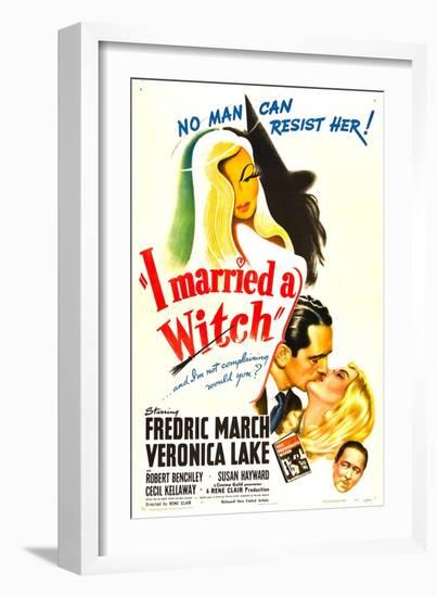 I Married a Witch, Fredric March, Veronica Lake, Robert Benchley, 1942-null-Framed Art Print