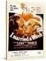 I Married a Witch, UK Movie Poster, 1942-null-Stretched Canvas