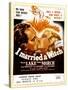 I Married a Witch, UK Movie Poster, 1942-null-Stretched Canvas