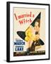 I Married a Witch, Veronica Lake and Fredric March on window card, 1942-null-Framed Art Print