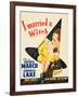 I Married a Witch, Veronica Lake and Fredric March on window card, 1942-null-Framed Art Print