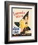 I Married a Witch, Veronica Lake and Fredric March on window card, 1942-null-Framed Art Print
