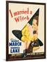 I Married a Witch, Veronica Lake and Fredric March on window card, 1942-null-Framed Art Print