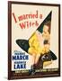 I Married a Witch, Veronica Lake and Fredric March on window card, 1942-null-Framed Art Print