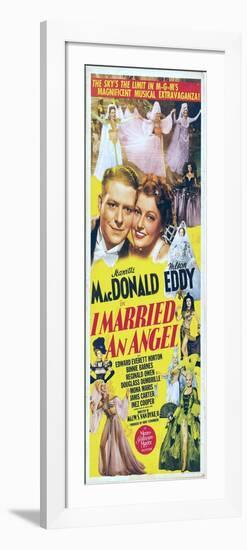 I Married an Angel, Jeanette MacDonald, Nelson Eddy, 1942-null-Framed Art Print