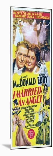 I Married an Angel, Jeanette MacDonald, Nelson Eddy, 1942-null-Mounted Art Print