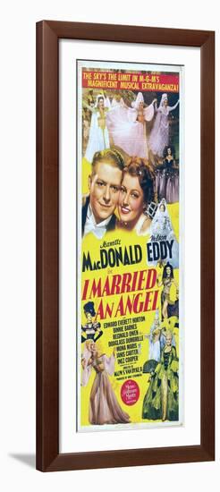 I Married an Angel, Jeanette MacDonald, Nelson Eddy, 1942-null-Framed Premium Giclee Print