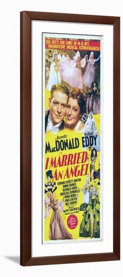 I Married an Angel, Jeanette MacDonald, Nelson Eddy, 1942-null-Framed Art Print