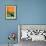 I Meet A Bear Black Autumn-Stephen Huneck-Framed Giclee Print displayed on a wall