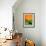 I Meet A Bear Black Autumn-Stephen Huneck-Framed Giclee Print displayed on a wall