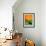 I Meet A Bear Black Autumn-Stephen Huneck-Framed Giclee Print displayed on a wall