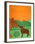 I Meet A Bear Choc-Stephen Huneck-Framed Giclee Print