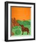 I Meet A Bear Choc-Stephen Huneck-Framed Giclee Print