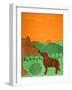 I Meet A Bear Choc-Stephen Huneck-Framed Giclee Print