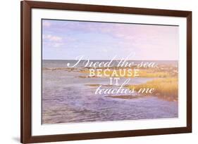 I Need the Sea-Vintage Skies-Framed Giclee Print