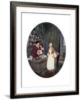 I Never at Saw Sewing So Small, C1900-1950-null-Framed Giclee Print