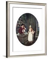 I Never at Saw Sewing So Small, C1900-1950-null-Framed Giclee Print