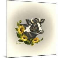I Only Have Eyes for Moo-Peggy Harris-Mounted Giclee Print