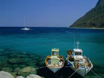 Fishing Boats, Kos, Sporadhes Islands, Greece, Europe-I Openers-Framed Stretched Canvas