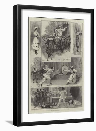 I Pagliacci, the New Italian Opera at Covent Garden Theatre-null-Framed Giclee Print