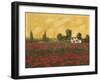 I Paveri e L’Estate Calda-Guido Borelli-Framed Giclee Print