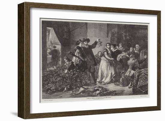 I Pray You Teach Her the English Lesson of the White Berries-Robert Alexander Hillingford-Framed Giclee Print