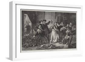 I Pray You Teach Her the English Lesson of the White Berries-Robert Alexander Hillingford-Framed Giclee Print