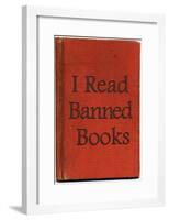 I Read Banned Books Poster Print-null-Framed Poster